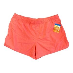 NWT Columbia Women's Coral Pink Unlined Blossom Bay Sport Shorts sz M